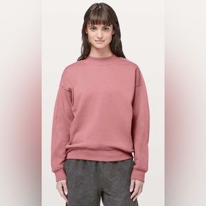 Lululemon Chill On Pullover Quicksand Pink Mauve Sweatshirt 6